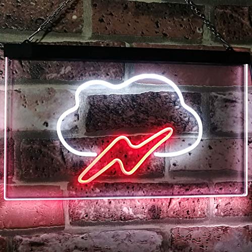 Cloud Lightning Kid's Room Dual LED Neon Light Sign